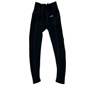 AYBL Seamless Gym Leggings Black High Waist Sculpt Workout Training Activewear